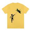 Banksy T-shirt Not War Peace Cotton Unisex T Shirt New TEE TSHIRT Womens Tops Unisex