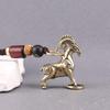 2027 Year Of Chinese Zodiac Goat Lucky Pendant Keychain Copper Feng Shui Wealth Key Ring Women Men Bag Charm Jewelry Gift