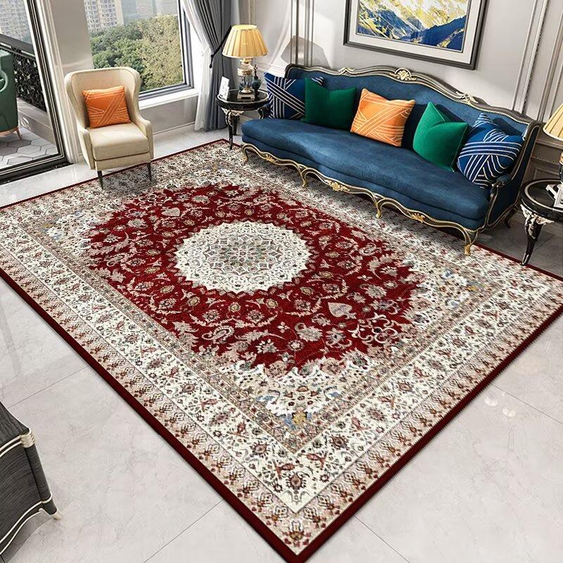 New Persian Ethnic Style Carpet for Living Room Decoration Home Retro Distressed Large Area Rugs Bedroom Boho Non-slip Floor Mat