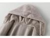 2024 Women's Short Hooded Winter Coat - Thickened Golden Mink Fleece, Eco-Friendly Faux Fur Jackets
