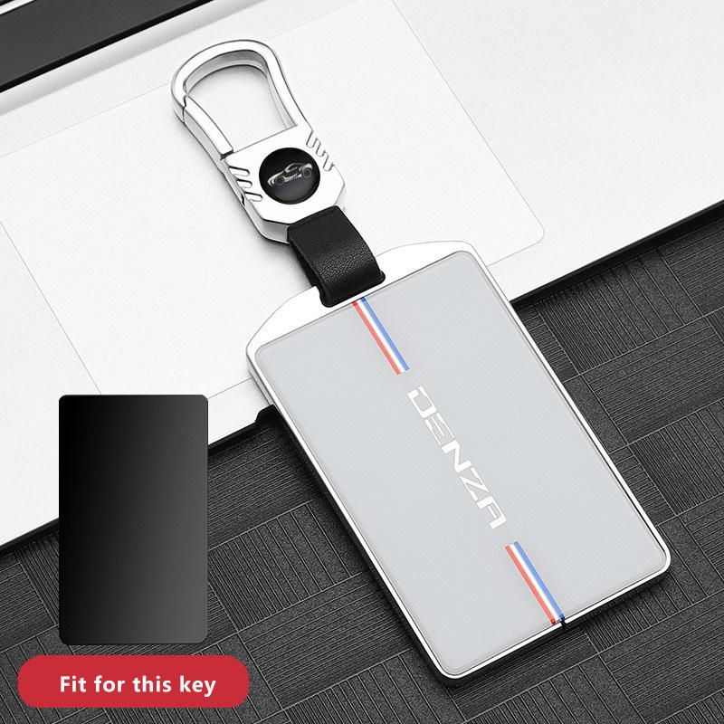 

Zinc Alloy Car Key Case for Denza D9 N7 N8 X 2023 2024 2025 NFC Card Remote Cover Shell Keychain Housing Holder Fob Accessories key cover for Denza