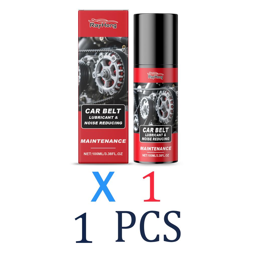 Car Belt Dressing Spray 100ml Stops Squeaks Noise Reducer for Serpentine Belts Anti Slip Lubricant Prevents Cracking Wear