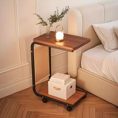 Removable Bedside Table, Living Room Small Coffee Table, Sofa Small Table, Mini Tea Table, Bedside Table, Movable
