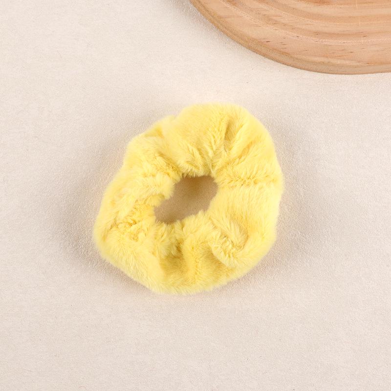 Elastico per Capelli in Peluche Colorato Caldo - Elastico ad Alta Elasticità per Coda di Cavallo per Autunno e Inverno