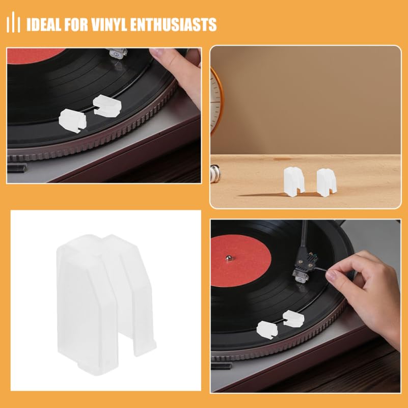 VILLCASE Record Protective Caps Turntable Stylus Protective Caps for Analog and Players Replacement Dustproof Caps (3-Pack) - Records, Cartridges, -