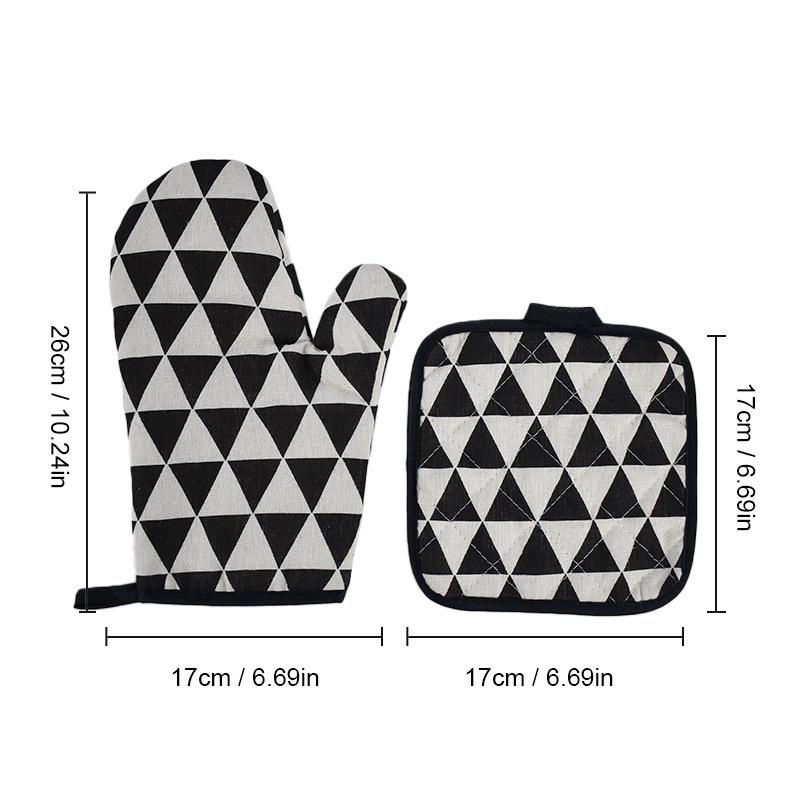 High-Temp Resistant Oven & Baking Glove Set