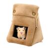 Comfy Sleeping Bag for Hamsters Bread Hamster Bed, Plush Warm Cave Cozy Hanging Creative Shape Pet House Hammock, Small Animal Cage Accessory