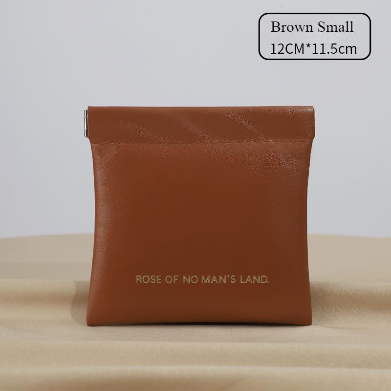 

2025 Закрытая сумка-пуля Мини ПУ сумка для хранения наушников Карамельный цвет сумка для монет Zero Wallet сумка для хранения помады XL01 чёрный