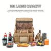 Outdoor Camping Storage Bag BBQ Picnic Extra Hard Anti-collision Bag Multifunctional Meal Kitchenware Set Pot Large Capacity Finishing Bag