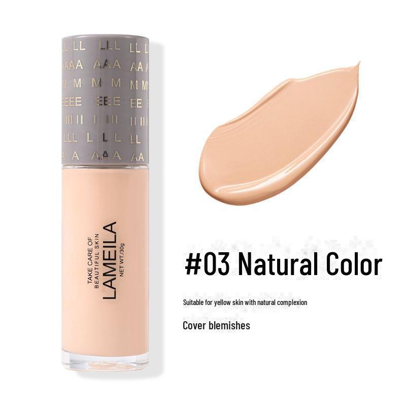 

Водостойкая жидкая тональная основа Lamela Concealer Foundation — стойкая, не размазывается, устойчива к поту, контролирует выделение жира, легкая, дышащая, для жирной и сухой кожи. 30g
