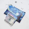 Vintage Oil Painting Canvas Cosmetic Bag Van Gogh Art Sunflower Star Moon Night Makeup Pouch Bag Women Travel Coin Purse Wallets
