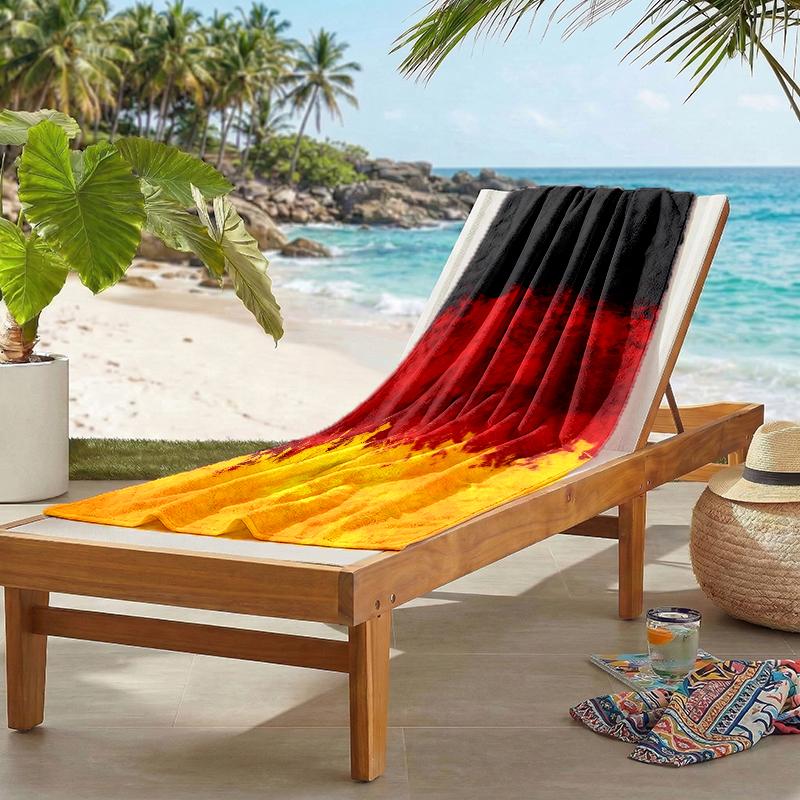 German Fashion Beach Towel: Ideal for Summer Adventures Soft, absorbent and quick drying suitable for swimming and bathing
