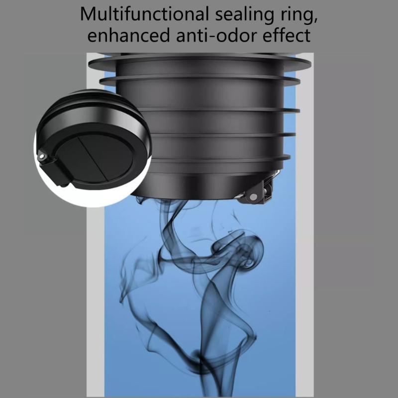 652F Toilet Flange Sealing Rings Check Valves Rubber Rings Toilet Bowl Gasket Flange Rings with Backflow Prevention Valves