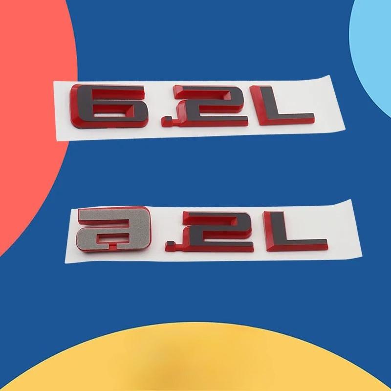 3D Premium 6.2 L Letters for US American SUV Off Road car Engine Hood Fender trunk Tail Rear Decal Emblem Badge Sticker