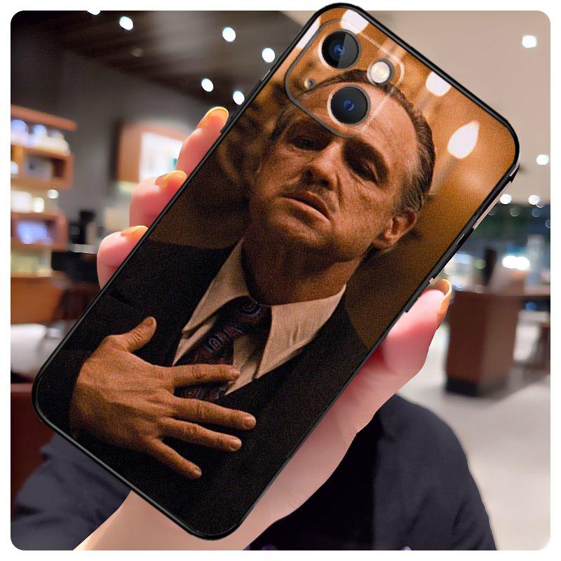 The Godfather Movie Italian Mafia Case For iPhone 16 11 12 13 14 15 Pro Max Plus 13 Mini X XS Max XR Plus Cover Coque