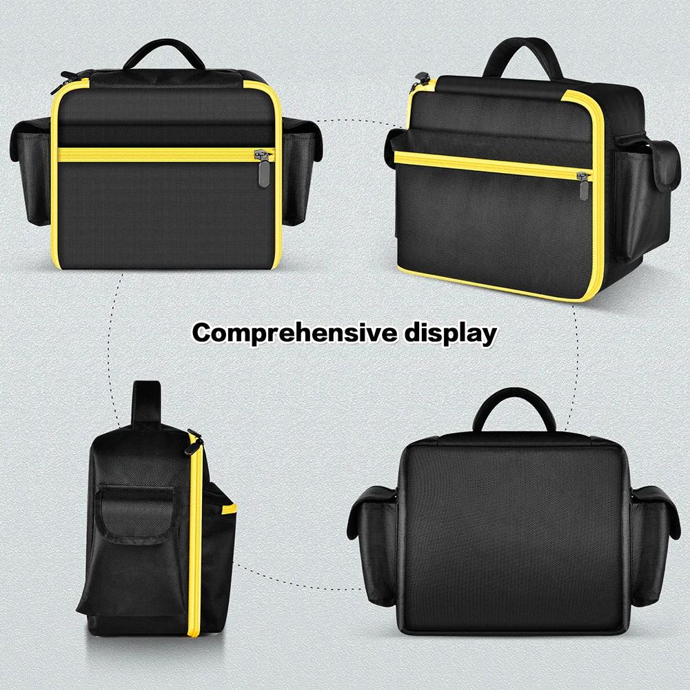 For DEWALT 20V MAX Tire Inflator DCC020IB Air Compressor Bag Cordless Tools Storage Organizer with Pocket Portable Air Pump Case nero