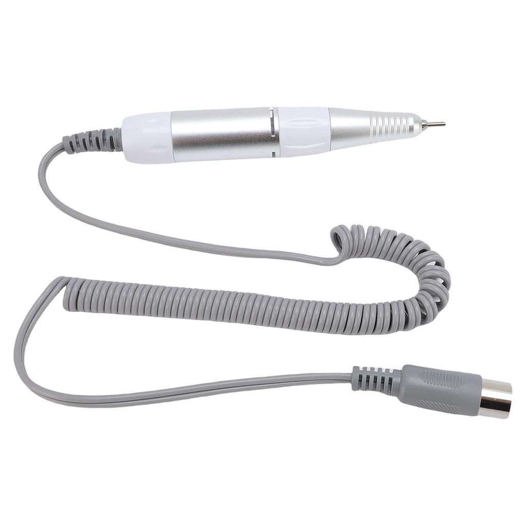 Nail Drill Handpiece Replacement Aluminum Electric Nail Drill Handle for Nail Polishing Machine with 5 Pin Plug