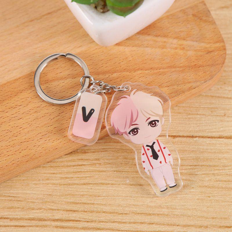 Bts Kpop Bangtan Boys Acrylic Keychains For Fans Cute And Safe Bag Accessories