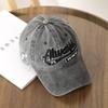 Hat Fashion Popular Washed Alphabet Embroidered Cap Outdoor Travel Sunscreen Shade Baseball Cap