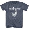 Alice in Chains Rooster Sketch T-shirt da uomo Grunge alt rock band merchandise anni '90