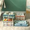2026 Foldable Handheld Shopping Basket, Portable Plastic Household Fruit Vegetable Basket Storage Crate