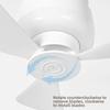 USB Rechargeable Ceiling Fan Light Silent Operation Ceiling Lamp Hanging Fan Light  Camping Tent
