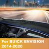 For Buick Envision 2015-   Car Dashboard Covers Mat Avoid Light Pad Trument Platform Cushion Carpets Accessories