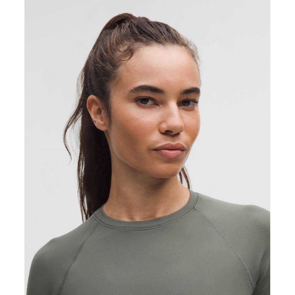 Lululemon Es S Rulu Langarmhemd Aktualisiertes Palmen-Dekor