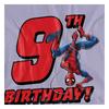 Spider-Man Womens/Ladies 9th Birthday T-Shirt
