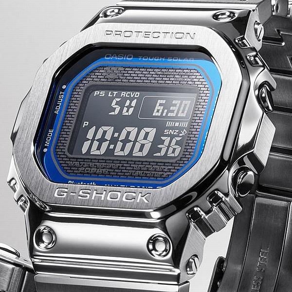 Casio Ceas G-SHOCK pentru bărbați GMW-B5000D-2JF [G-SHOCK Full Metal Series] Ceas pătrat argintiu din oțel inoxidabil