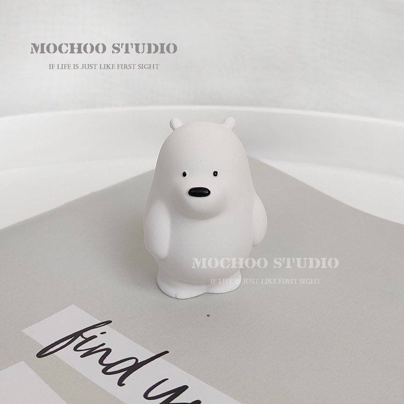 

Car Air Conditioning Vent Clip, Car Interior Decoration, Cartoon Couple Aroma Diffuser Stone, Cute Car Decoration, Gift for Girls Single White Bear (Free Essential Oil)