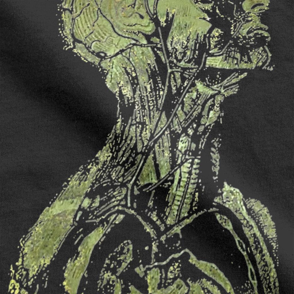 Men T-Shirts Carcass Vintage Cotton Tees Short Sleeve T Shirts Round Collar Tops 4XL 5XL