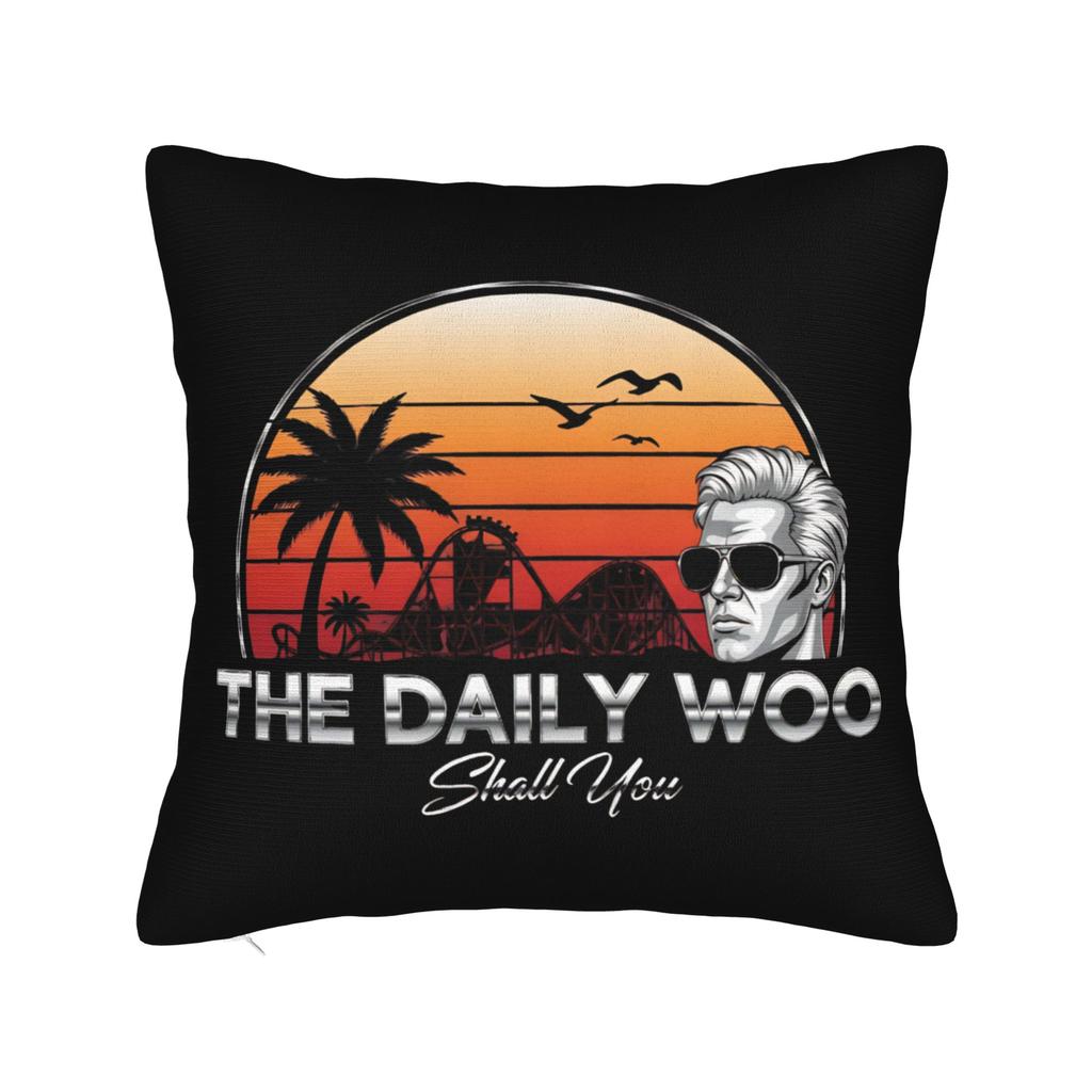 Woondecoraties Adam The Woo Herinnering 1974-2025 Ga Ergens Anders Heen om Het te Doen Kussenslopen Merchandise Kussenhoes Rits Meerdere Maten