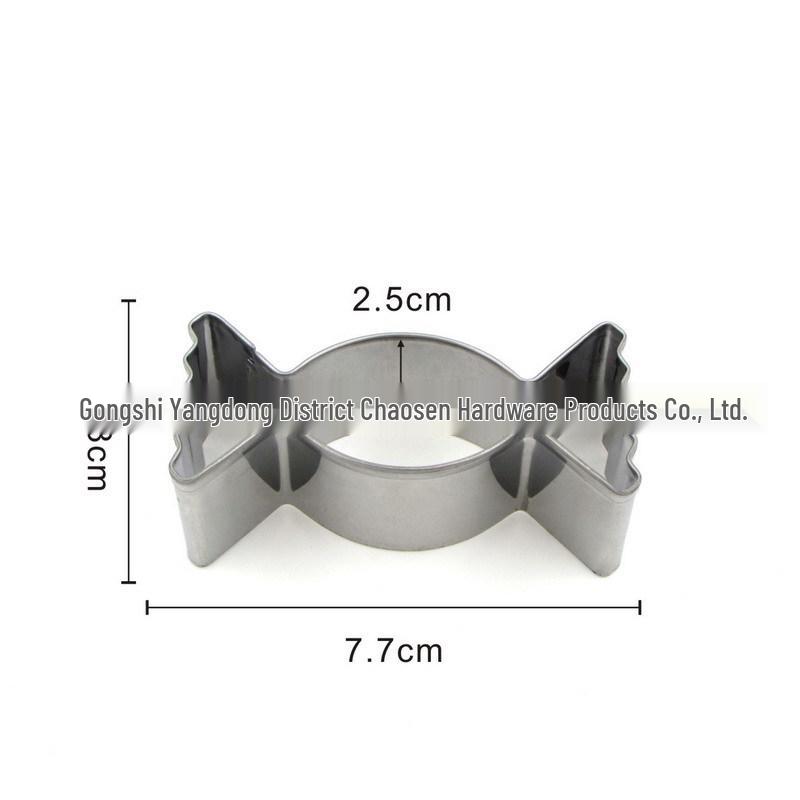 Stainless Steel Snowman Christmas Cookie Cutter Set for DIY Baking