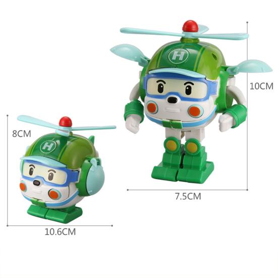 Robocar Poli Action Figure Deformation Police Car Robot Educational Kids Toy