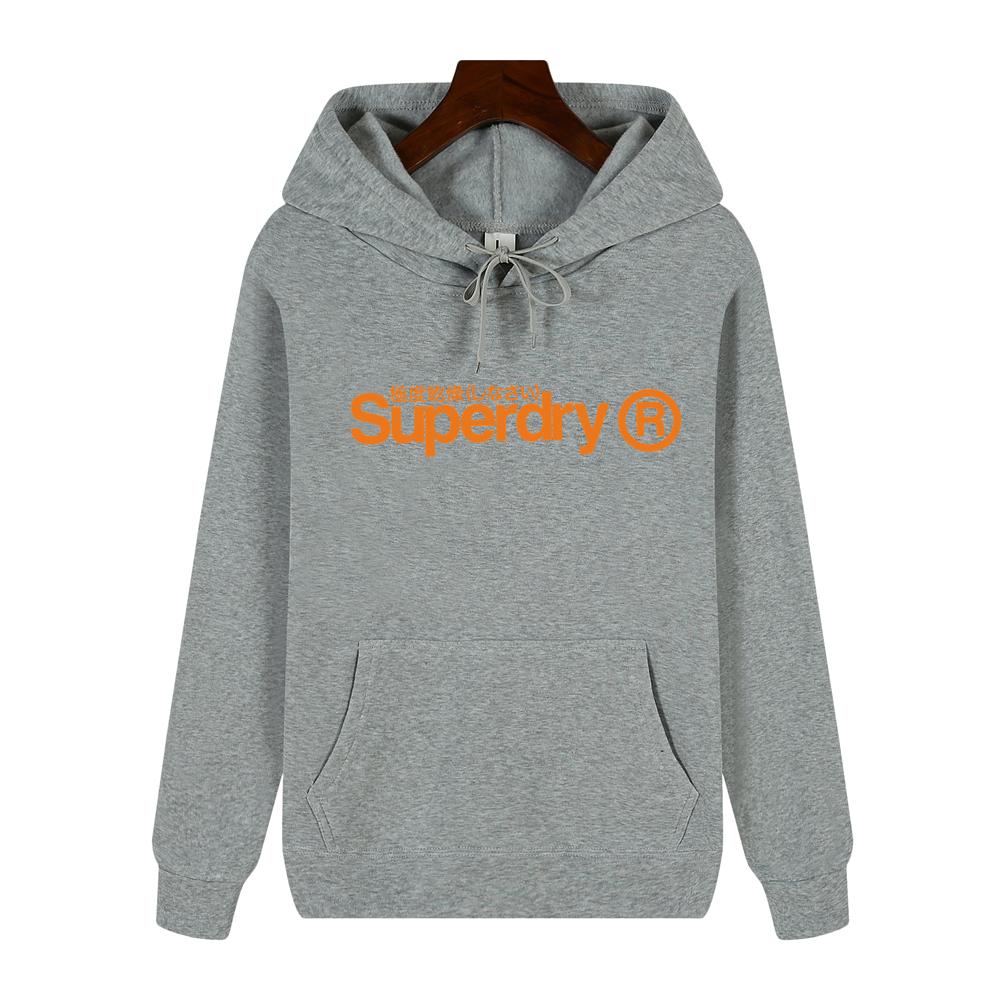 Бренд SUPERDRY Мужская осенне-зимняя модная повседневная толстовка с капюшоном, уличная хип-хоп ретро толстовка, спортивная мужская толстовка S