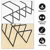 Metal Vinyl Record Display Shelf Turntable Storage Shelf Exhibit Stand Holder A
