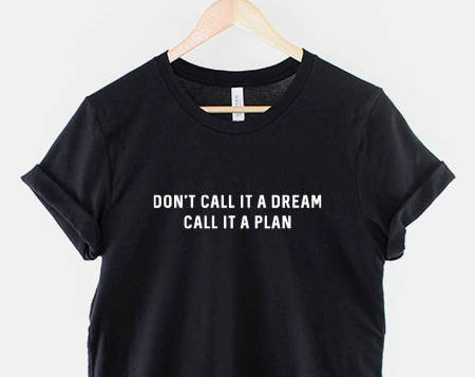 Dream Big Shirt, Inspirational Quote T Shirt, Motivational Positive Message Tee, Encouraging Gift Top 2XL