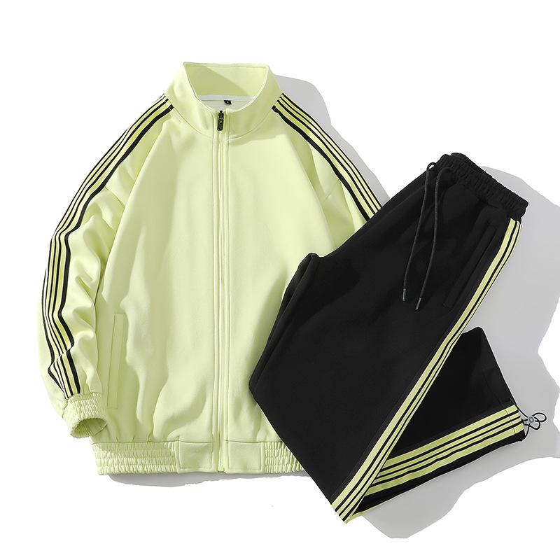 Mikina na zip Oblek Jaro Podzim Dámské Soupravy Pánské Tepláky Sportovní Bunda + Tepláky