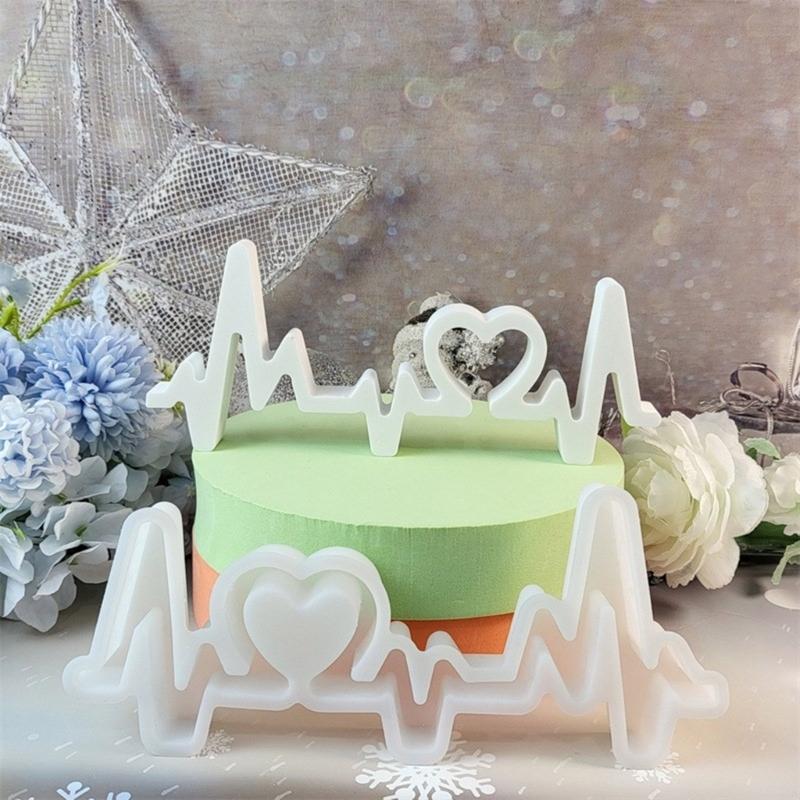 Silicone Love Sign Resin Mould Handmade Love Sign Stand Ornament Silicone Mold for Personalized Wedding Decors