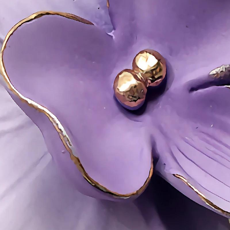 Tapet mural mare pentru pereți Relief 3D creativ Phalaenopsis Flori Fotomurală TV Fundal Decorare cameră