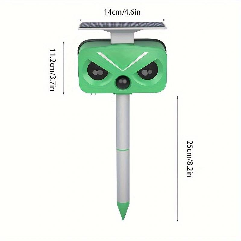Solar Bird & Animal Repeller with High-Power Alarm