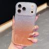 KEYSION Gradient Glitter Jewelled Phone Case for iPhone 16 17 Pro Max Air 16 Plus Wavy Border Lens Protector Shockproof Cover