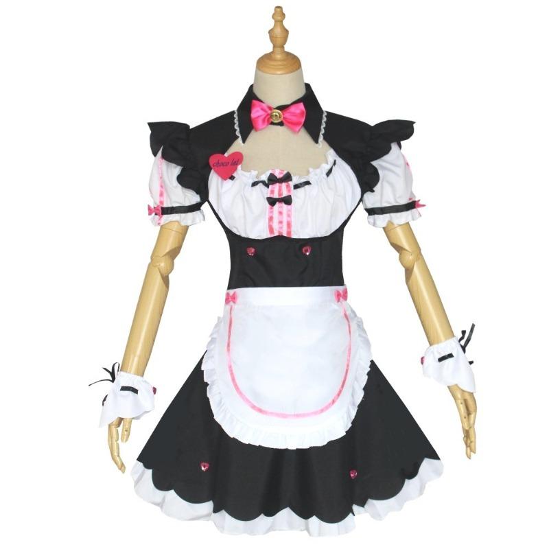 Chocolate and Vanilla Cat Paradise Chocolate Vanilla Clothing Maid Dress