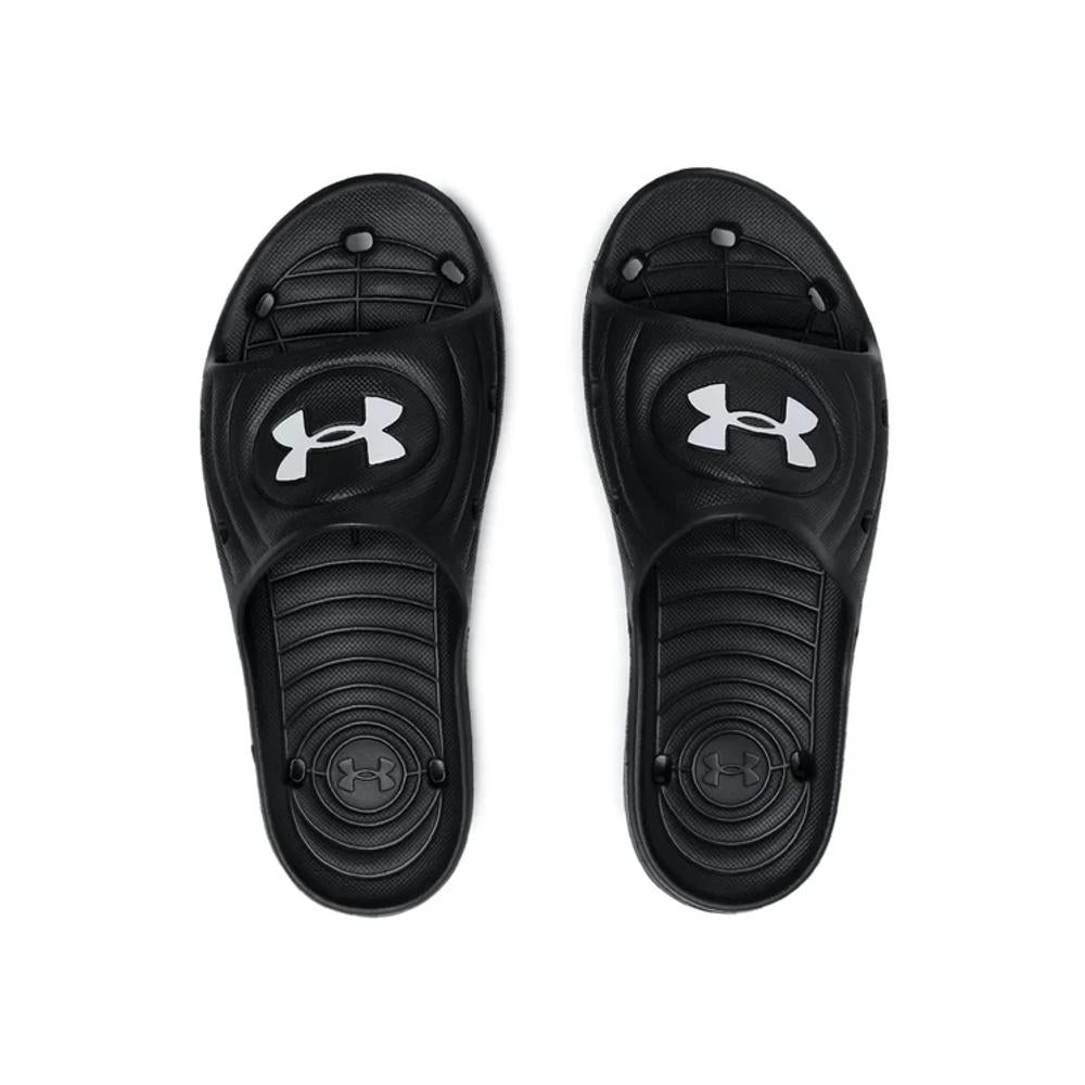Sandals Under Armour Black / White Locker Iv Sl