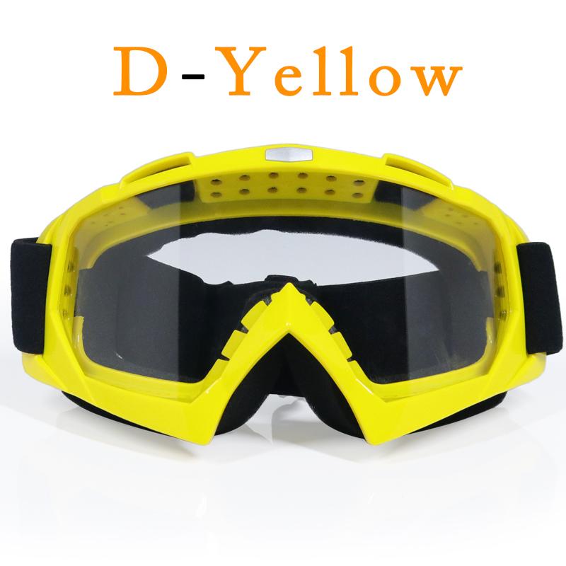 New Arrival High quality transparent Sport racing off road motocross goggles glasses motorcycle dirt bike Clear Lenses2