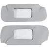 Sun Visor Cover Pair, Microfiber Leather, Gray Stitch Sun Visor Replacement Cover Skin Fits for 1993-2002 Chevy Camaro Pontiac Firebird