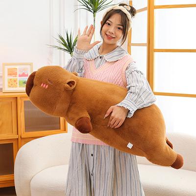 50/70Cm Kawaii Gigantyczna Kreskówkowa Kapibara Pluszowa Lalka Poduszka Kreatywna Pluszowa Zabawka Prezent na Boże Narodzenie Rok Walentynki Dekoracja Domu