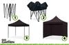 Garden tent, self-assembling pavilion, commercial gazebo, roof 3x3m