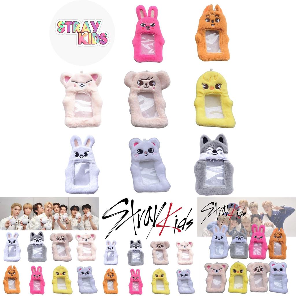Skz White Rabbit Rabbit Fur Card Holder For Felix Bang Chan And Public Transportation Cards